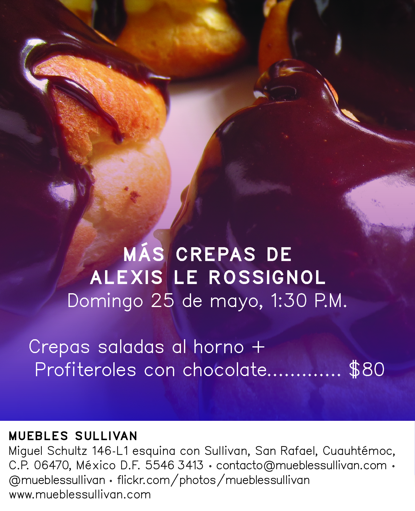 ALEXIS LE ROSSIGNOL: Menú de Crepas